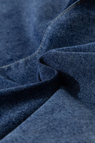 Ashleigh Blue Faux-Wrapped Mini Denim Skort for women from 6i6.com, a trendy and versatile summer piece.