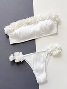 Applique Tie Back Two-Piece Bikini Set - 6i6