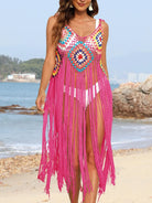 Fringe Spaghetti Strap Cover-Up - 6i6