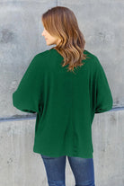 Double Take Full Size Round Neck Long Sleeve T-Shirt - 6i6