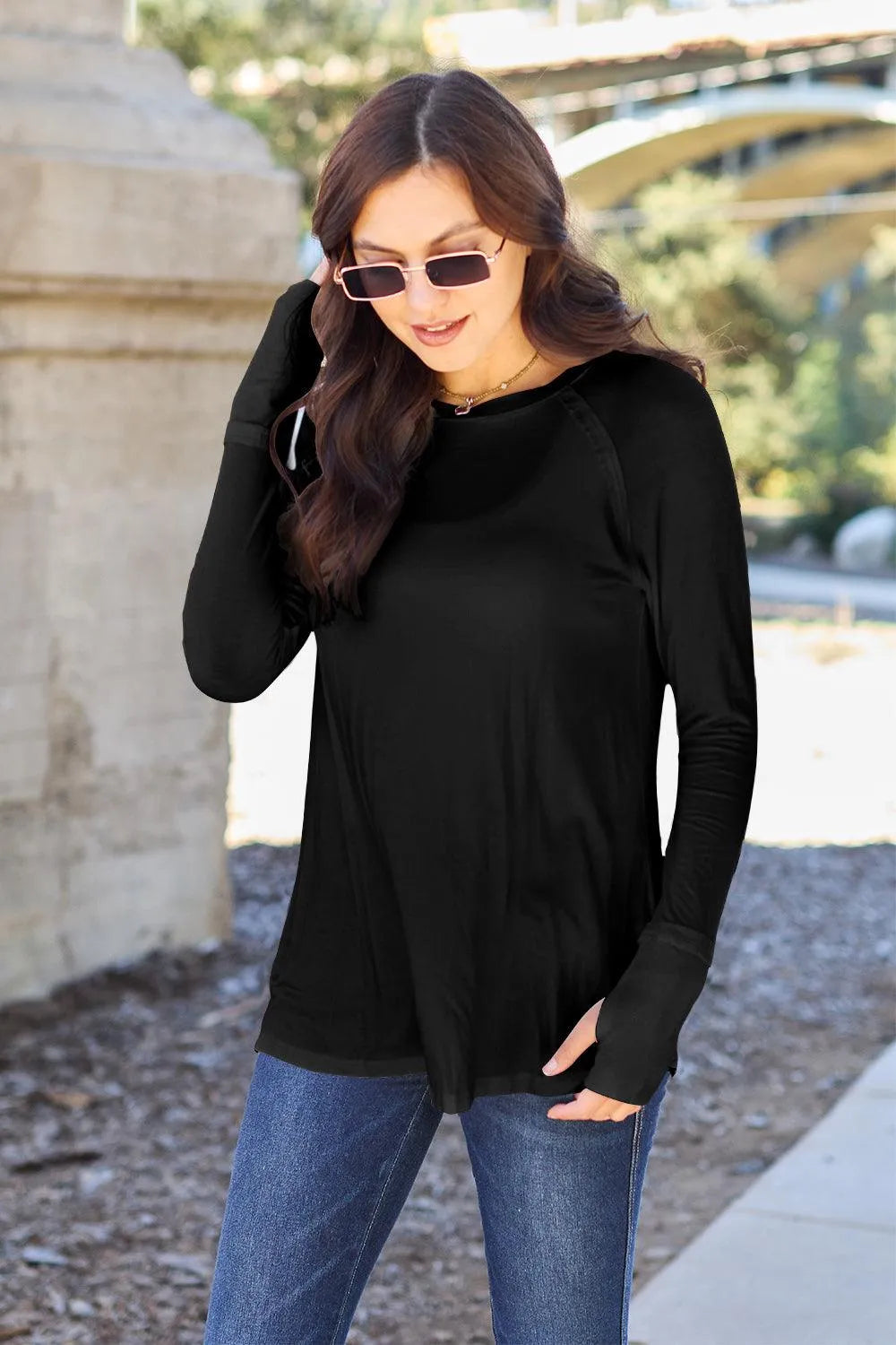 Basic Bae Full Size Round Neck Long Sleeve T-Shirt - 6i6