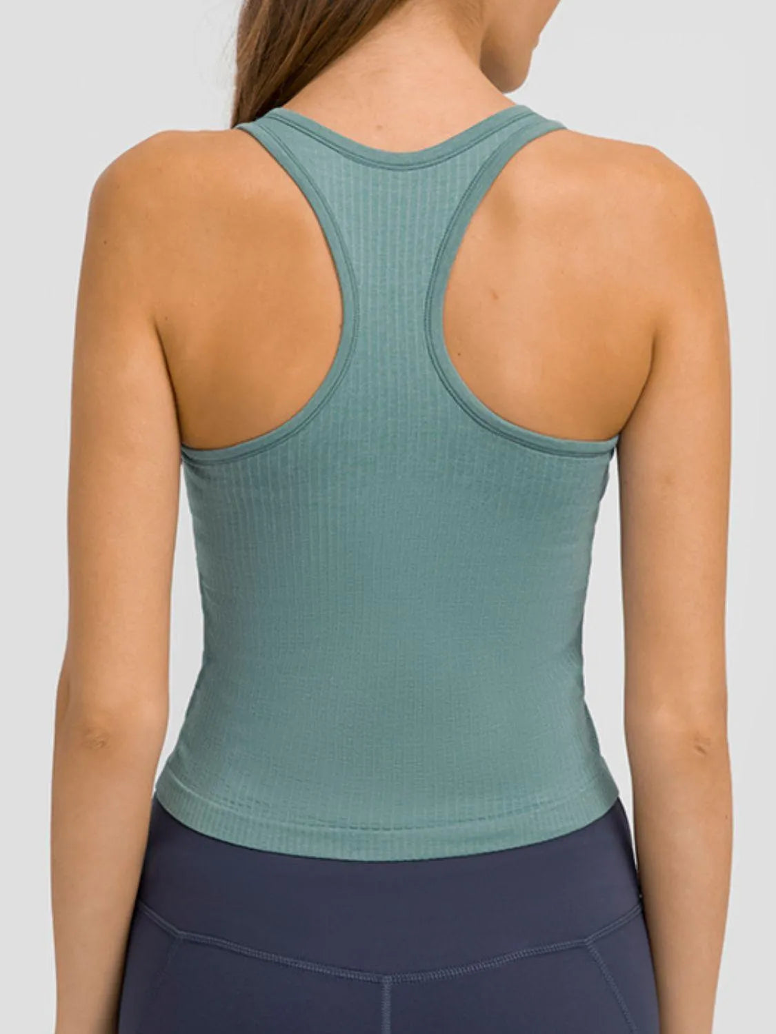 Round Neck Racerback Active Tank - 6i6