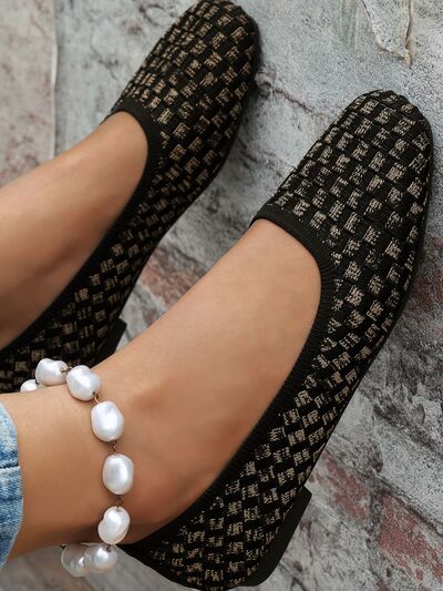 Mesh Round Toe Flat Slip-Ons for women from 6i6.com, offering a comfortable and modern style for everyday wear.
