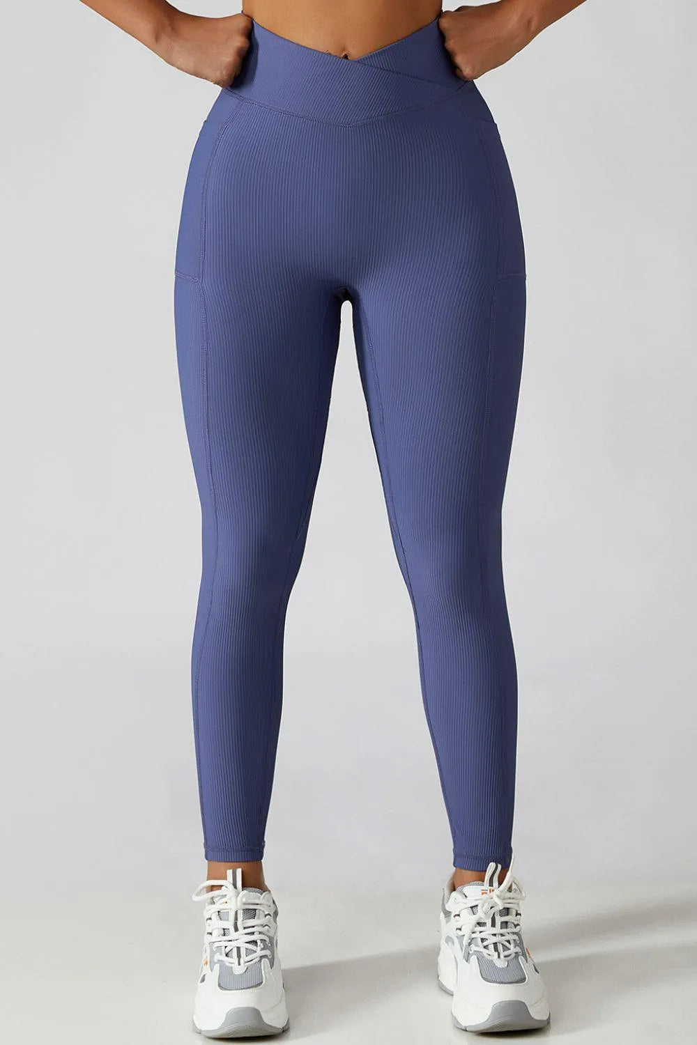 Basic Bae Crossover Waist Active Leggings - 6i6