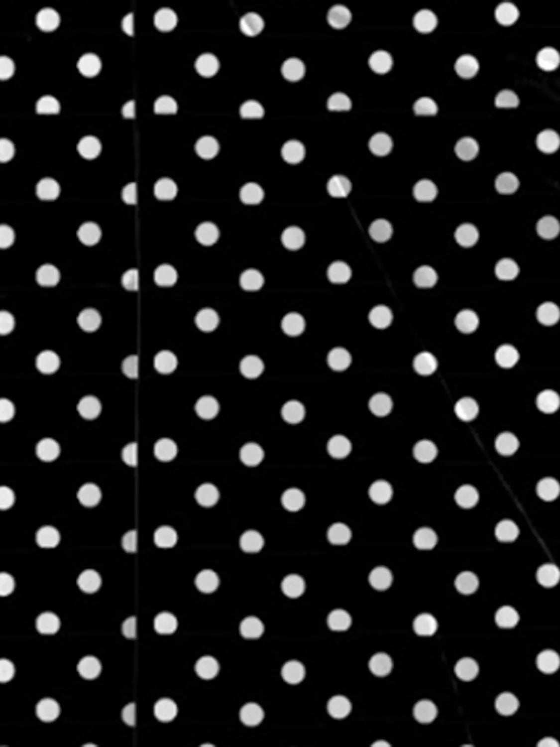 Slit Polka Dot V-Neck Dress - 6i6