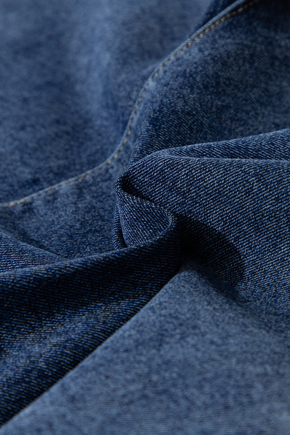 Ashleigh Blue Faux-Wrapped Mini Denim Skort for women from 6i6.com, a trendy and versatile summer piece.