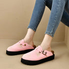 Round Toe Platform Loafers - 6i6