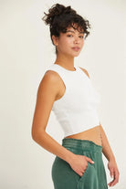 HYFVE Ribbed Knit Cropped Tank - 6i6