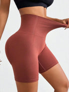 Seamless High Waist Active Shorts - 6i6