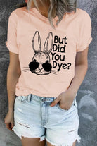 Rabbit Graphic Round Neck T-Shirt - 6i6