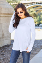 Basic Bae Full Size Round Neck Long Sleeve T-Shirt - 6i6