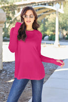 Basic Bae Full Size Round Neck Long Sleeve T-Shirt - 6i6