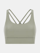 Crisscross Scoop Neck Active Tank - 6i6