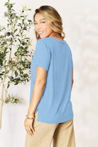 Basic Bae Bamboo Full Size Round Neck Short Sleeve T-Shirt - 6i6