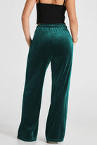 Drawstring Wide Leg Active Pants - 6i6