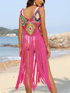 Fringe Spaghetti Strap Cover-Up - 6i6