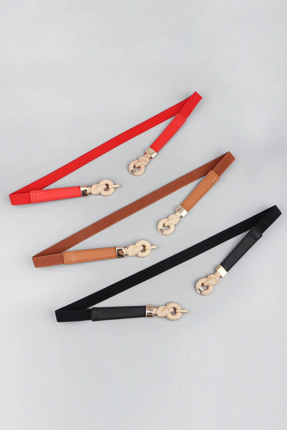 Zinc Alloy Buckle PU Leather Belt - 6i6