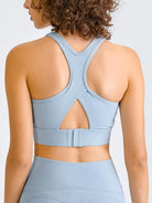 Double Take Square Neck Racerback Cropped Tank - 6i6