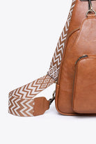 Adored Take A Trip PU Leather Sling Bag - 6i6