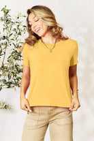 Basic Bae Bamboo Full Size Round Neck Short Sleeve T-Shirt - 6i6