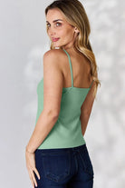 Basic Bae Full Size Round Neck Slim Cami - 6i6