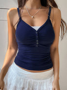 Devine Lace Detail Sweetheart Neck Cami for women from 6i6.com, perfect for stylish summer outfits or layering.