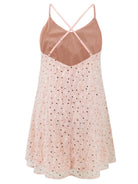 Sequin V-Neck Mini Cami Dress - 6i6