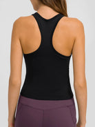 Round Neck Racerback Active Tank - 6i6