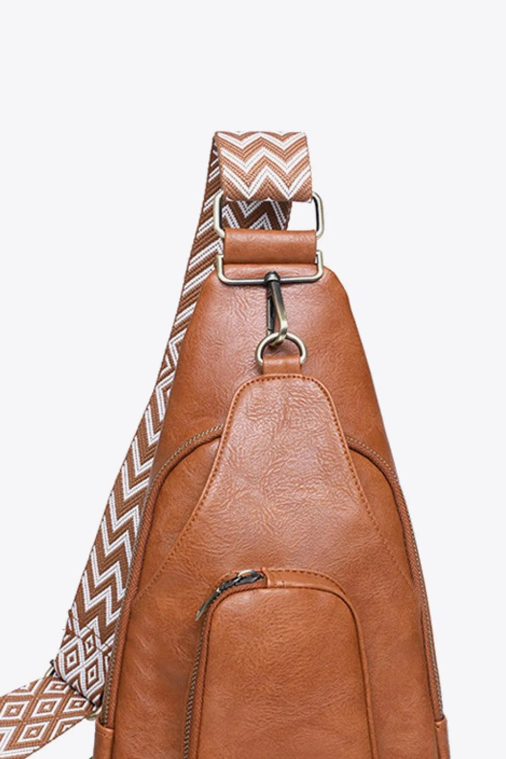 Adored Take A Trip PU Leather Sling Bag - 6i6