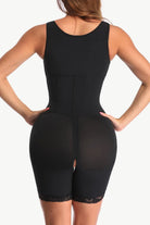 Full Size Zip-Up Lace Detail Shapewear - 6i6