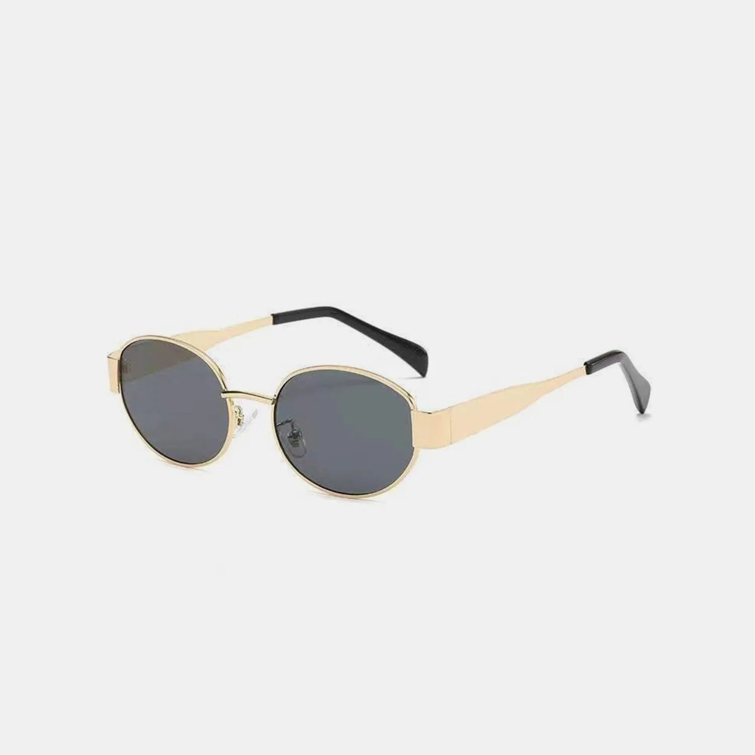 Metal Frame Oval Sunglasses - 6i6