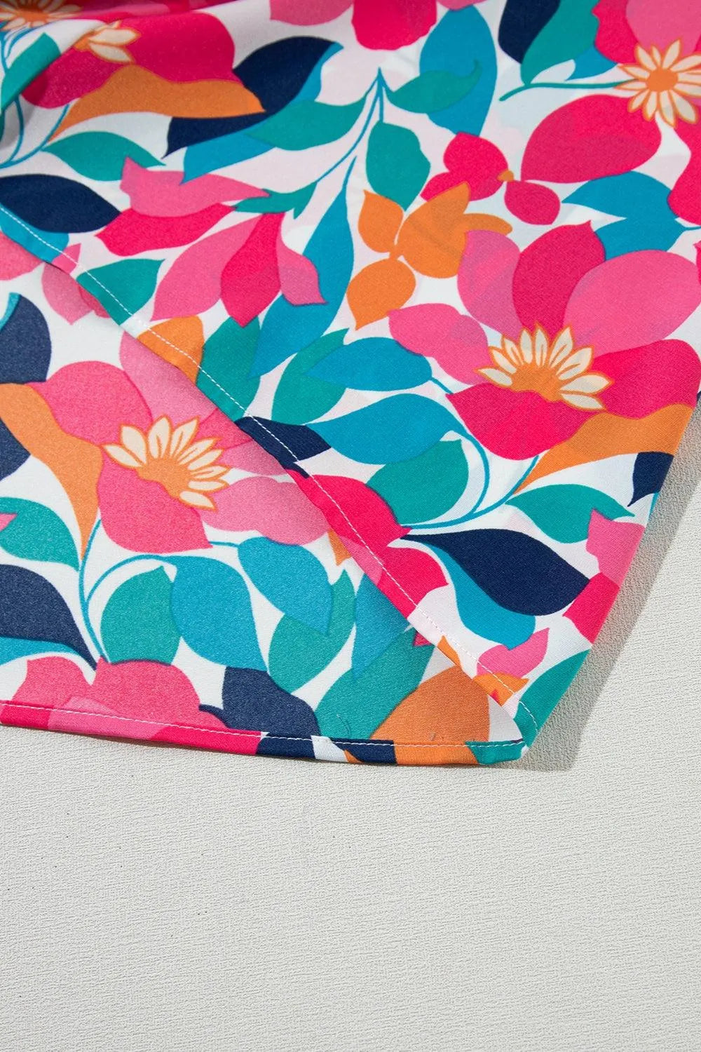 Printed V-Neck Maxi Cami Dress - 6i6