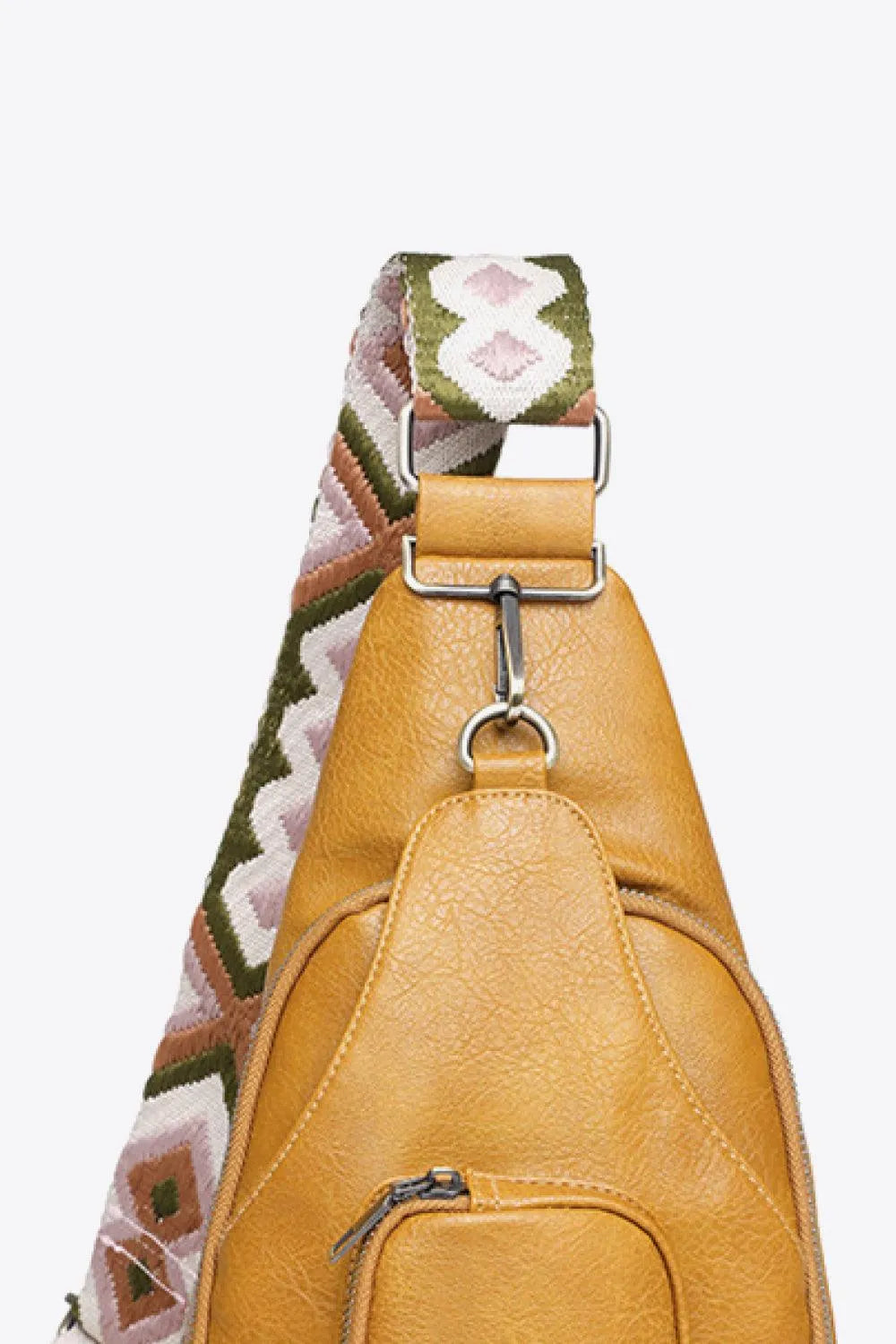 Adored Take A Trip PU Leather Sling Bag - 6i6