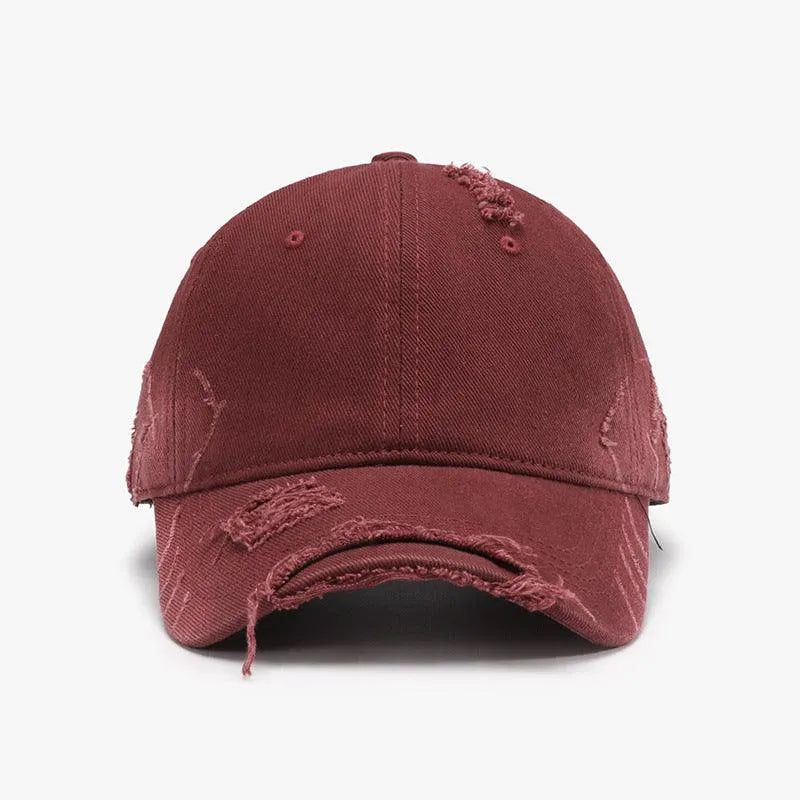 Distressed Adjustable Cotton Hat - 6i6