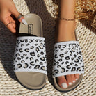 Leopard Open Toe Sandals - 6i6