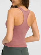 Round Neck Racerback Active Tank - 6i6