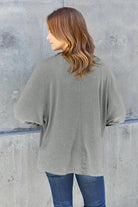 Double Take Full Size Round Neck Long Sleeve T-Shirt - 6i6