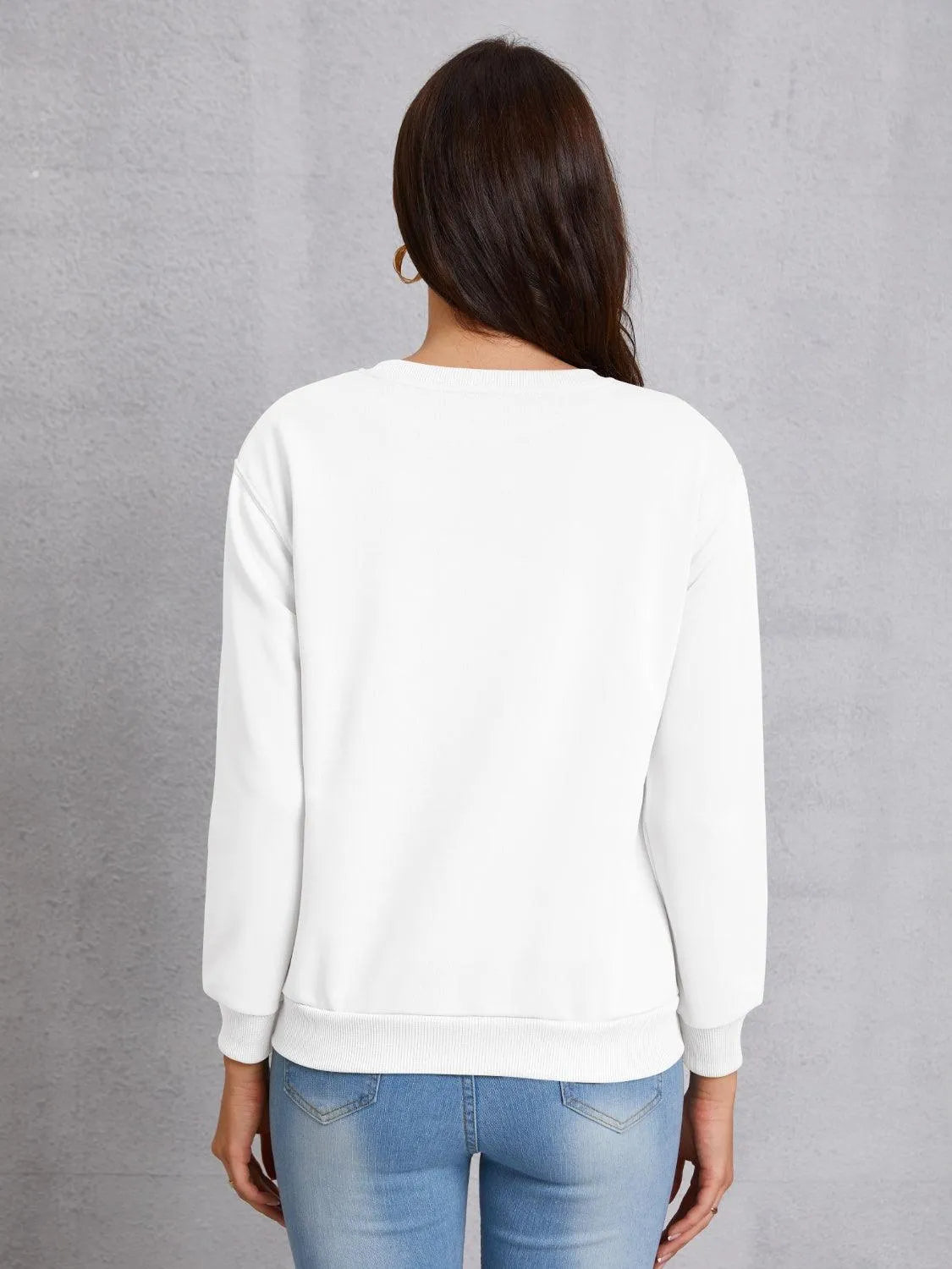 Sunflower Round Neck Dropped Shoulder Sweatshirt - 6i6