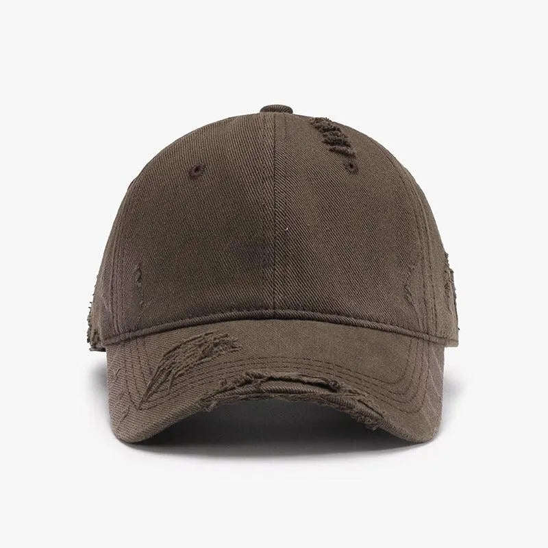 Distressed Adjustable Cotton Hat - 6i6