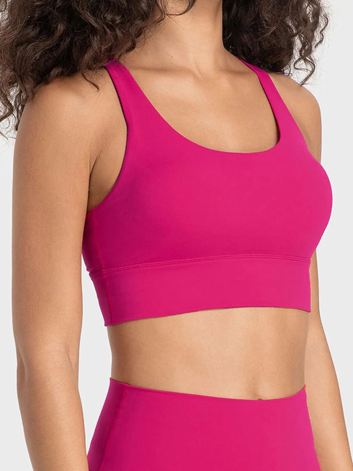 Crisscross Scoop Neck Active Tank - 6i6