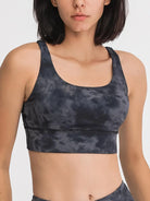 Crisscross Scoop Neck Active Tank - 6i6