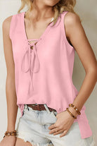 Tied V-Neck Tank - 6i6