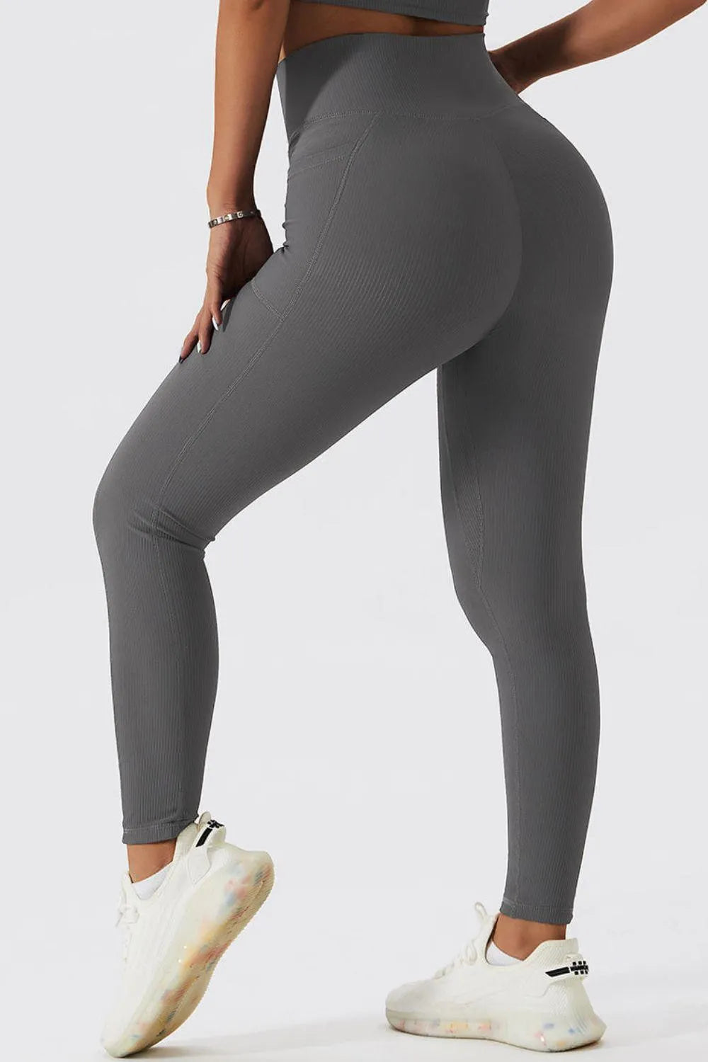 Basic Bae Crossover Waist Active Leggings - 6i6