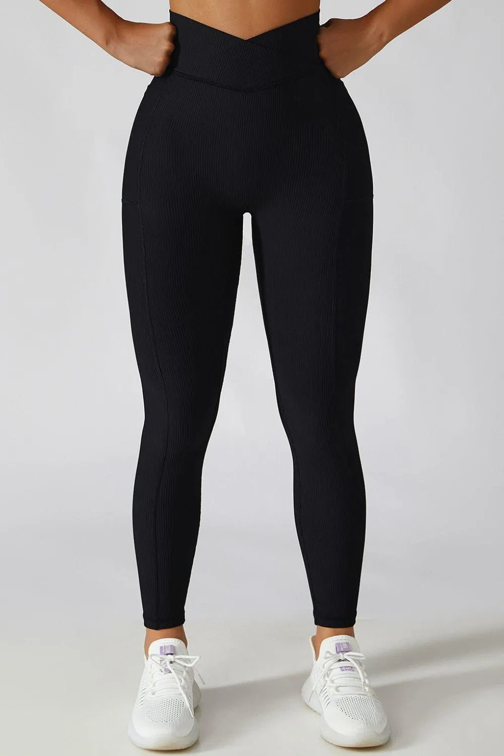 Basic Bae Crossover Waist Active Leggings - 6i6