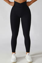 Basic Bae Crossover Waist Active Leggings - 6i6