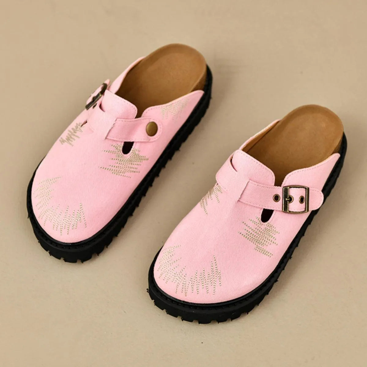 Round Toe Platform Loafers - 6i6