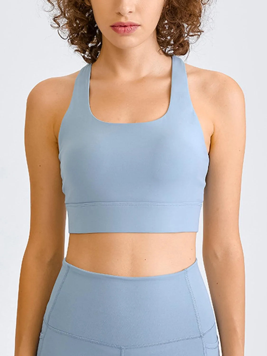 Double Take Square Neck Racerback Cropped Tank - 6i6