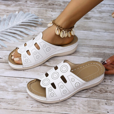 Open-Toe Cutout Sandals for women from 6i6.com, perfect for warm-weather outfits or everyday wear.