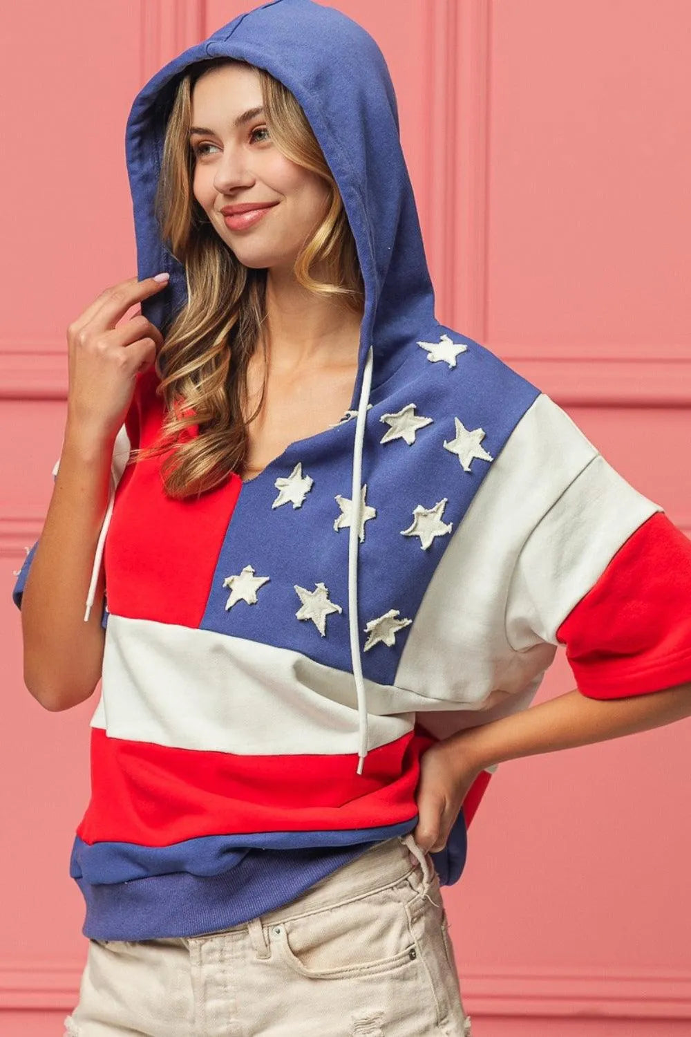 BiBi American Flag Theme Hoodie - 6i6