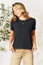 Basic Bae Bamboo Full Size Round Neck Short Sleeve T-Shirt - 6i6